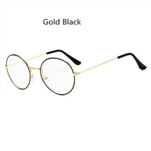 Load image into Gallery viewer, KOTTDO 2023 Designer Woman Glasses Optical Frames Metal Round Glasses Frame Clear lens Eyeware Black Silver Gold Eye Glass