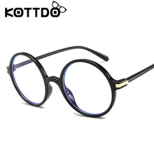 Load image into Gallery viewer, KOTTDO 2023 Student Cute Round Glasses Frame Literary Retro Eye Glasses Frames Transparent Pink Glasses Frame for Men