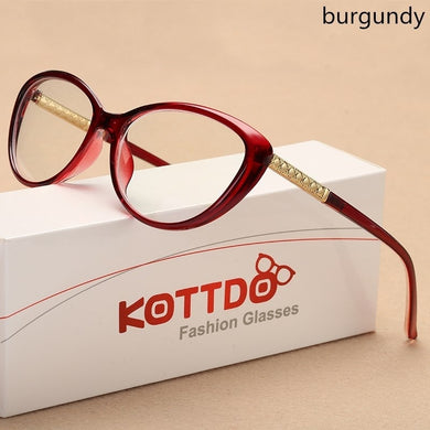 KOTTDO Cat Eye Glasses Frame prescription optical glasses men eyeglasses frames women eyewear frame