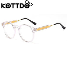 Load image into Gallery viewer, KOTTDO Classic Round EyeGlasses Men Vintage Transparent Eye Glasses Frames for Women Myopia Frame