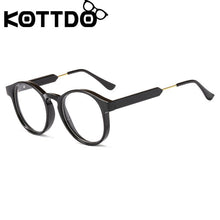Load image into Gallery viewer, KOTTDO Classic Round EyeGlasses Men Vintage Transparent Eye Glasses Frames for Women Myopia Frame