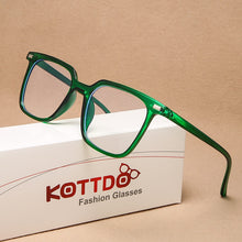 Load image into Gallery viewer, KOTTDO Classic Square Anti-blue Light Eye Glasses Frames Transparent Clear for Men Vintage Plastic Eyeglasses Frames for Women