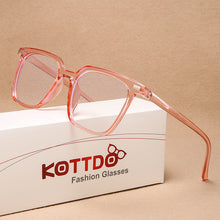 Load image into Gallery viewer, KOTTDO Classic Square Anti-blue Light Eye Glasses Frames Transparent Clear for Men Vintage Plastic Eyeglasses Frames for Women