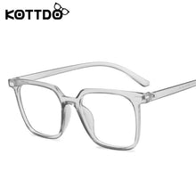 Load image into Gallery viewer, KOTTDO Classic Square Anti-blue Light Eye Glasses Frames Transparent Clear for Men Vintage Plastic Eyeglasses Frames for Women