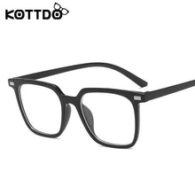 Load image into Gallery viewer, KOTTDO Classic Square Anti-blue Light Eye Glasses Frames Transparent Clear for Men Vintage Plastic Eyeglasses Frames for Women