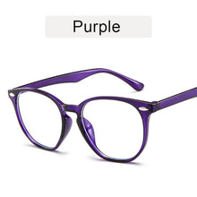 Load image into Gallery viewer, KOTTDO Anti-blue Glasses Frame Retro Ultra-light Glasses for Women Computer Eyewear Goggles Clear Eyeglasses Men Oculos