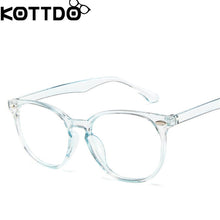 Load image into Gallery viewer, KOTTDO Anti-blue Glasses Frame Retro Ultra-light Glasses for Women Computer Eyewear Goggles Clear Eyeglasses Men Oculos