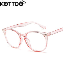 Load image into Gallery viewer, KOTTDO Anti-blue Glasses Frame Retro Ultra-light Glasses for Women Computer Eyewear Goggles Clear Eyeglasses Men Oculos