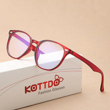 Load image into Gallery viewer, KOTTDO Anti-blue Glasses Frame Retro Ultra-light Glasses for Women Computer Eyewear Goggles Clear Eyeglasses Men Oculos