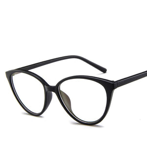 KOTTDO Cat Eye Women Eyeglasses Men Myopia Optical Glasses Frame Computer Eye Glasses Transparent Spectacle Eyewear