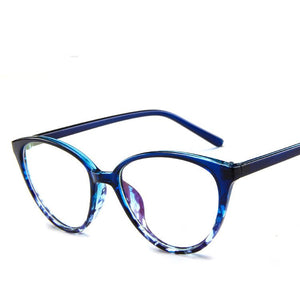KOTTDO Cat Eye Women Eyeglasses Men Myopia Optical Glasses Frame Computer Eye Glasses Transparent Spectacle Eyewear