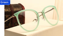 Load image into Gallery viewer, Retro Women Eyeglasses Cat Eye Metal Full Glasses Frame Optical Spectacles Round Vintage Eye Glasses