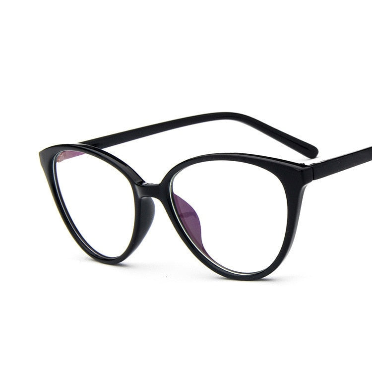 KOTTDO  Women Cat Eye Eyeglasses Men Myopia Optical Glasse Frame Eye Glasses Computer Transparent Clear Frame Oculos
