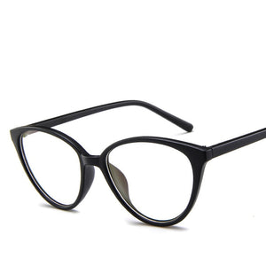 KOTTDO  Women Cat Eye Eyeglasses Men Myopia Optical Glasse Frame Eye Glasses Computer Transparent Clear Frame Oculos