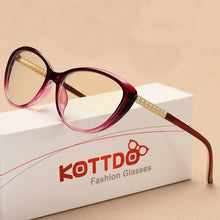 Load image into Gallery viewer, Retro Cat Eye Glasses Sexy Optical Glasses Women Prescription Glasses Men Cheap Eyeglasses Frame Oculos Computer Glasses