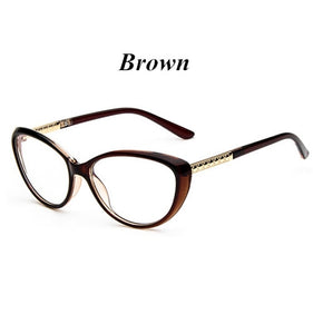 Retro Cat Eye Women Eyeglasses Classic Optical Prescription Computer Eye Glasses Frame Men Spectacle Transparent Eyewaer