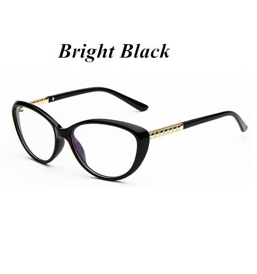 Retro Cat Eye Women Eyeglasses Classic Optical Prescription Computer Eye Glasses Frame Men Spectacle Transparent Eyewaer