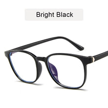 Carica l&#39;immagine nel visualizzatore di Gallery, KOTTDO Retro Mens Glasses Frame  Computer Eyeglasses Frame Women Anti-blue Light Transparent Clear Pink Plastic Frame