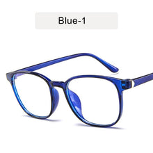 Carica l&#39;immagine nel visualizzatore di Gallery, KOTTDO Retro Mens Glasses Frame  Computer Eyeglasses Frame Women Anti-blue Light Transparent Clear Pink Plastic Frame