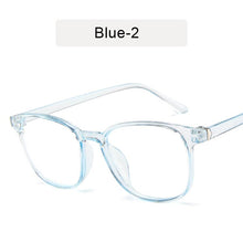 Carica l&#39;immagine nel visualizzatore di Gallery, KOTTDO Retro Mens Glasses Frame  Computer Eyeglasses Frame Women Anti-blue Light Transparent Clear Pink Plastic Frame