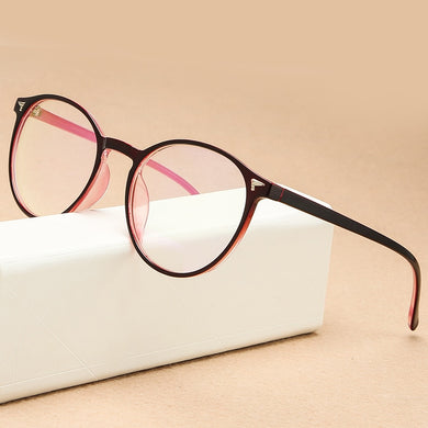 KOTTDO Retro Plastic Round Computer Glasses Frame Women Round Vintage Myopia Female Eye Glasses Frames Men Eyewear Frame