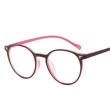 Load image into Gallery viewer, KOTTDO Retro Plastic Round Computer Glasses Frame Women Round Vintage Myopia Female Eye Glasses Frames Men Eyewear Frame