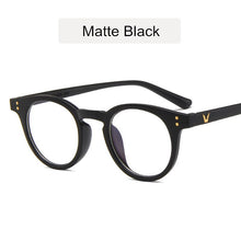Load image into Gallery viewer, KOTTDO Vintage Plastic Round Glasses Frame Clear Classic Rivets Men Accessories Eyeglasses Spectacle Gaming Glasses