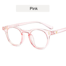 Load image into Gallery viewer, KOTTDO Vintage Plastic Round Glasses Frame Clear Classic Rivets Men Accessories Eyeglasses Spectacle Gaming Glasses