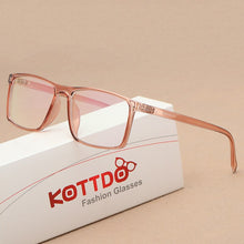 Load image into Gallery viewer, KOTTDO Vintage Square Mens Eyeglasses Prescription Women Glasses Vintage Optical Myopia Clear Frame Eye Glasses Frames for Men
