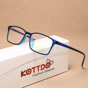KOTTDO Vintage Square Prescription Eye Glasses Frames for Men Classic Plastic Women Eyeglasses Frames Oculos De Grau