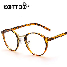 Load image into Gallery viewer, KOTTDO&#39;s Retro Round Reading Eyeglasses Men Women Vintage Computer Transparent Eye Glasses Frame Myopia Oculos De Grau Femininos