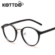 Load image into Gallery viewer, KOTTDO&#39;s Retro Round Reading Eyeglasses Men Women Vintage Computer Transparent Eye Glasses Frame Myopia Oculos De Grau Femininos