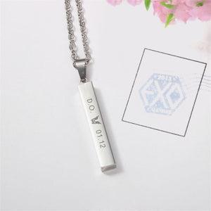 EXO EX'ACT Monster Lucky One Chain Pendant Necklace K-POP Accessories Jewelry For Music Men Or Women Boy Girl