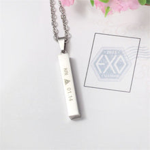 Carica l&#39;immagine nel visualizzatore di Gallery, EXO EX&#39;ACT Monster Lucky One Chain Pendant Necklace K-POP Accessories Jewelry For Music Men Or Women Boy Girl