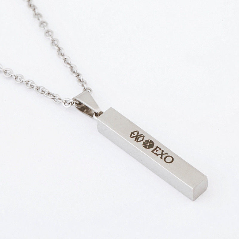 EXO EX'ACT Monster Lucky One Chain Pendant Necklace K-POP Accessories Jewelry For Music Men Or Women Boy Girl