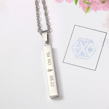 Carica l&#39;immagine nel visualizzatore di Gallery, EXO EX&#39;ACT Monster Lucky One Chain Pendant Necklace K-POP Accessories Jewelry For Music Men Or Women Boy Girl