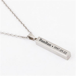 GOT7 Fly Hard Carry Album Collana K-POP Gioielli Catena con ciondolo Accessori per uomo Donna Donna Uomo Ragazzo Ragazza 