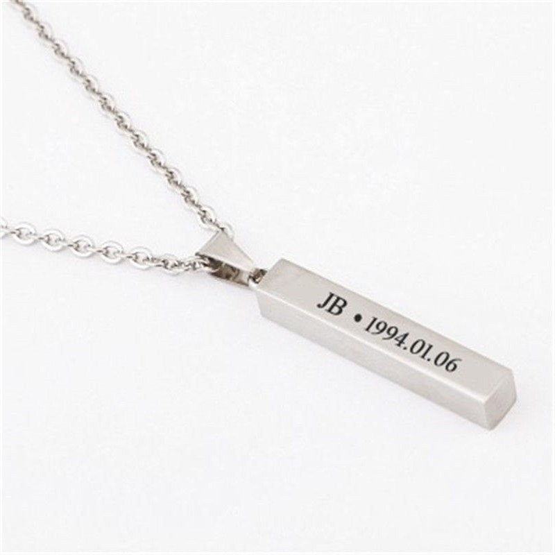 GOT7 Fly Hard Carry Album Collana K-POP Gioielli Catena con ciondolo Accessori per uomo Donna Donna Uomo Ragazzo Ragazza 