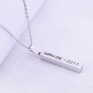 Wanna One Necklace BAP SHINee Block.b Vixx Astro Straykids Bigbang Pendant