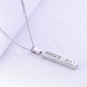 Wanna One Necklace BAP SHINee Block.b Vixx Astro Straykids Bigbang Pendant