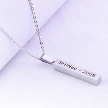 Load image into Gallery viewer, Wanna One Necklace BAP SHINee Block.b Vixx Astro Straykids Bigbang Pendant