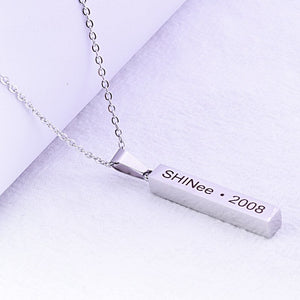 Wanna One Necklace BAP SHINee Block.b Vixx Astro Straykids Bigbang Pendant