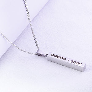 Wanna One Necklace BAP SHINee Block.b Vixx Astro Straykids Bigbang Pendant