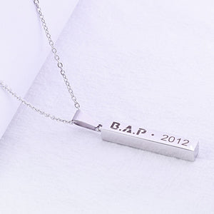 Wanna One Necklace BAP SHINee Block.b Vixx Astro Straykids Bigbang Pendant