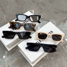 Load image into Gallery viewer, Ladies Small Square Sunglasses Women  Narrow Frame Sun Glasses Retro Rectangle Eyewears Beige Eyeglasses