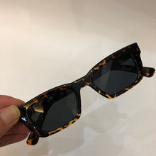 Load image into Gallery viewer, Ladies Small Square Sunglasses Women  Narrow Frame Sun Glasses Retro Rectangle Eyewears Beige Eyeglasses
