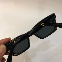 Load image into Gallery viewer, Ladies Small Square Sunglasses Women  Narrow Frame Sun Glasses Retro Rectangle Eyewears Beige Eyeglasses