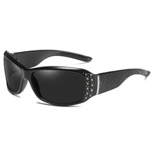 Carica l'immagine nel visualizzatore di Gallery, KUJUNY   Sunglasses Women's Polarized Sun Glasses With Diamonds Classic Retro Eyewear Ladies able Sunglass