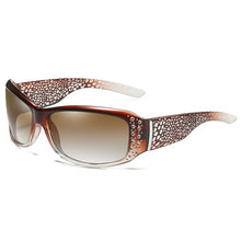 Carica l'immagine nel visualizzatore di Gallery, KUJUNY   Sunglasses Women's Polarized Sun Glasses With Diamonds Classic Retro Eyewear Ladies able Sunglass