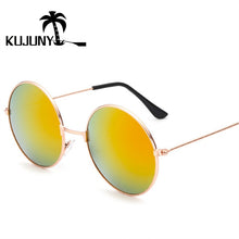 Load image into Gallery viewer, KUJUNY john lennon glasses Retro Round Prince Sunglasses Vintage Circle Male Female Reflective circle Sun Glasses oculos de sol